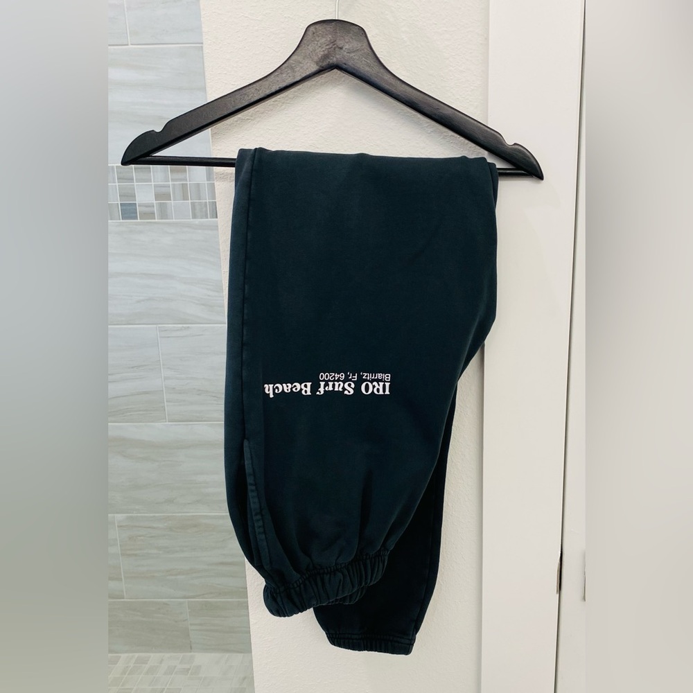 IRO Black Sweatpants Relaxed Fit Joggers